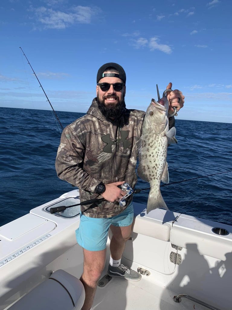 Grouper caught on Placida Fishing Charter